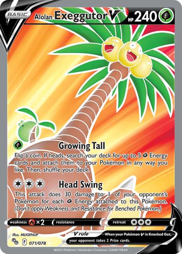 Alolan Exeggutor V 071/078 (Pokémon GO)