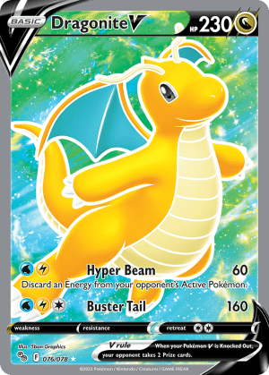 Dragonite V 076/078 (Pokémon GO)
