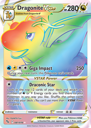 Dragonite VSTAR 081/078 (Pokémon GO)