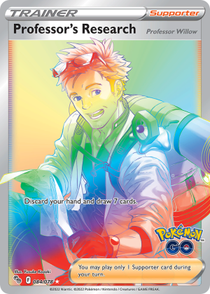 Professor's Research (Professor Willow) 084/078 (Pokémon GO)
