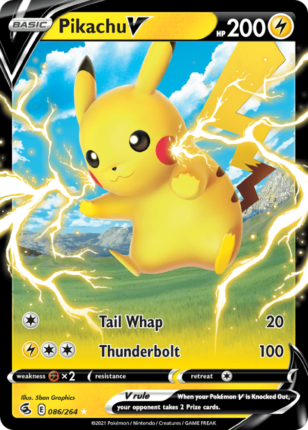 Pikachu V 086/264 (Fusion Strike)