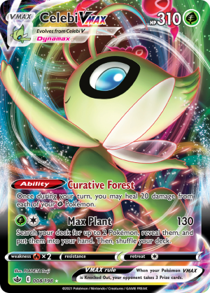 Celebi VMAX 008/198 (Chilling Reign)