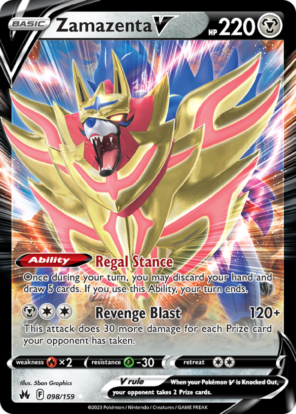 Zamazenta V 098/159 (Crown Zenith)