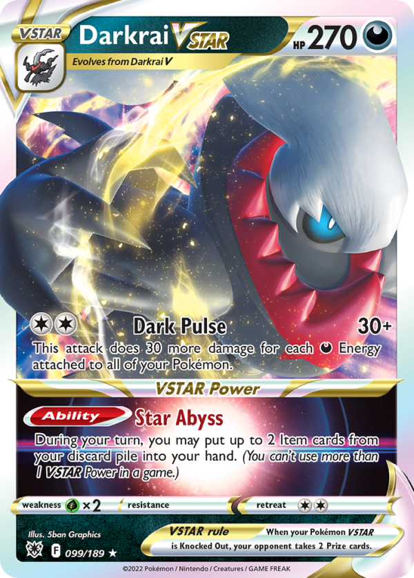 Darkrai VSTAR 099/189 (Astral Radiance)