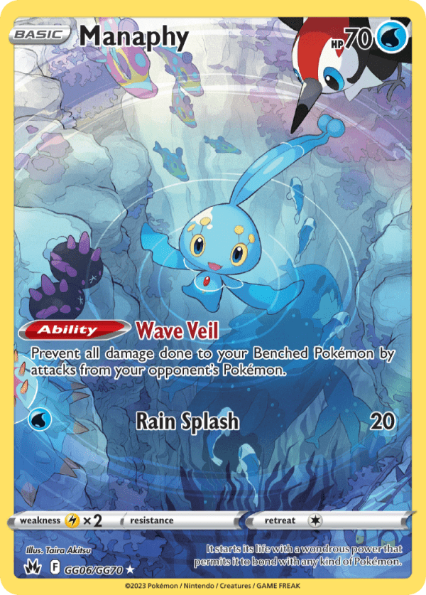 Manaphy GG06/GG70 (Crown Zenith)