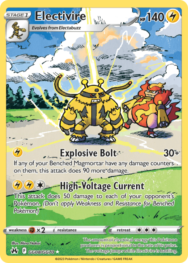 Electivire GG08/GG70 (Crown Zenith)