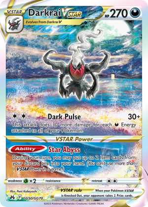Darkrai VSTAR GG50/GG70 (Crown Zenith)