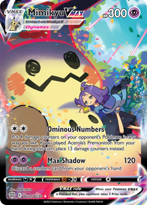 Mimikyu VMAX TG17/TG30 (Brilliant Stars)