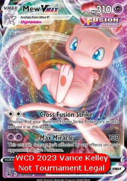Mew VMAX - Fusion Strike - 114/264 (World Championships 2023) (HP)