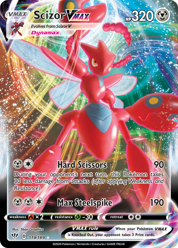 Scizor VMAX - Darkness Ablaze - 119/189