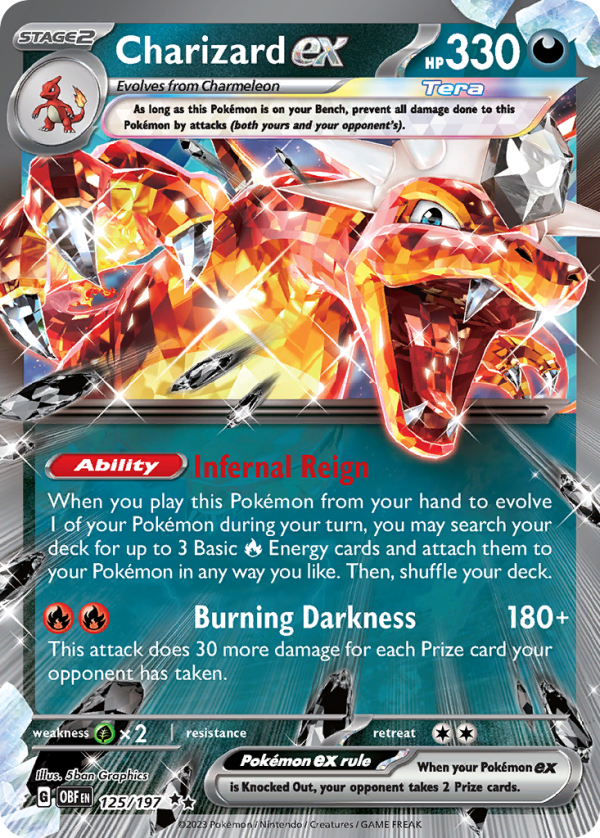 Charizard ex - Obsidian Flames - 125/197