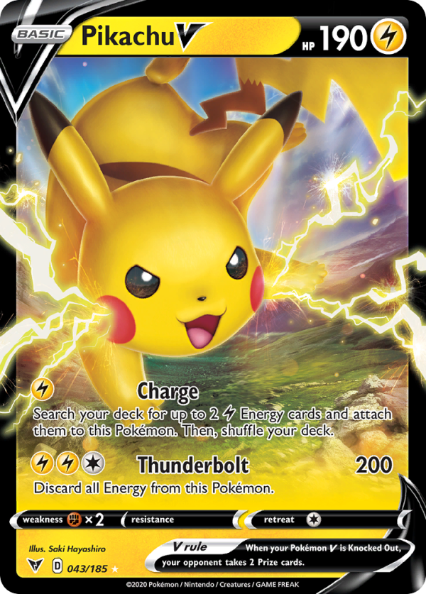 Pikachu V - Vivid Voltage - 043/185