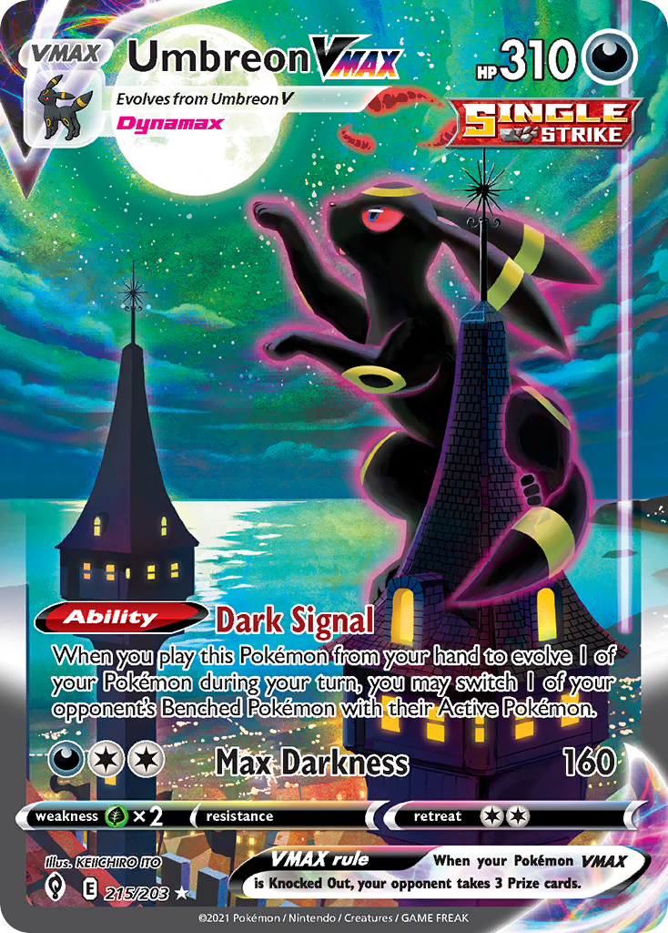 Umbreon VMAX – Evolving Skies – 215/203