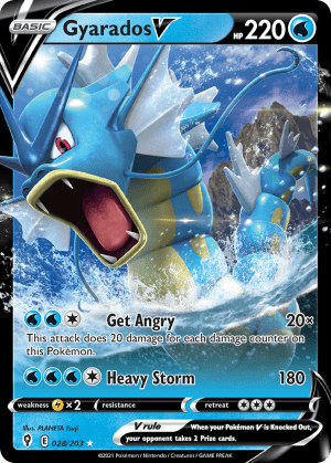 Gyarados V - Evolving Skies - 028/203
