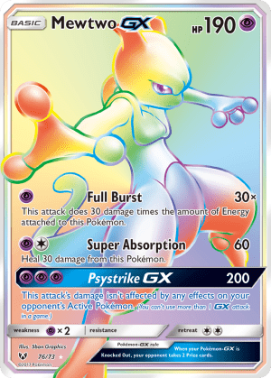 Mewtwo GX - Shining Legends - 76/73