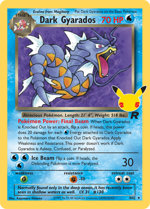 Dark Gyarados - Celebrations: Classic Collection - 8/25