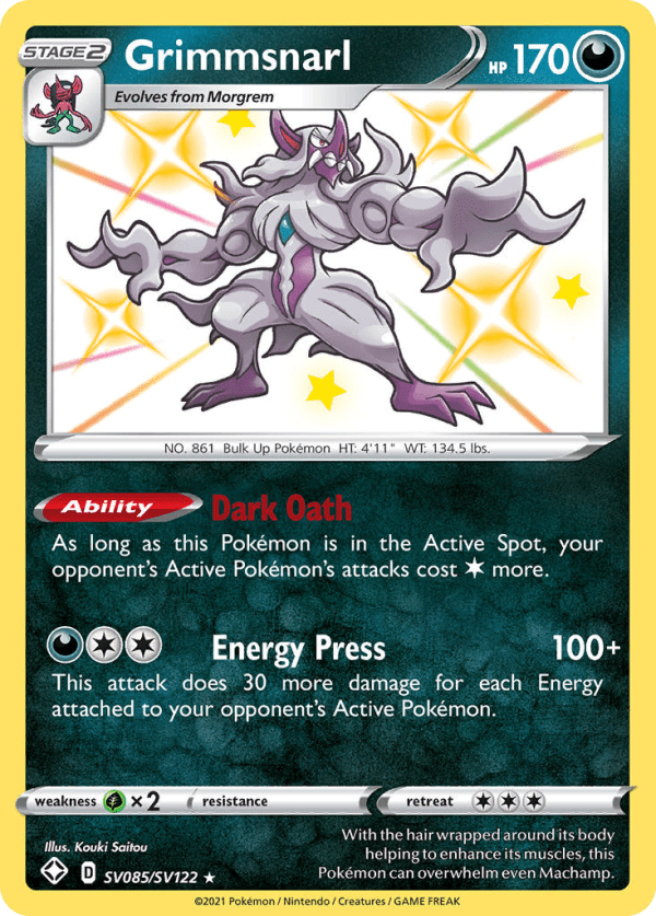 Grimmsnarl - Shining Fates Shiny Vault - SV085/122