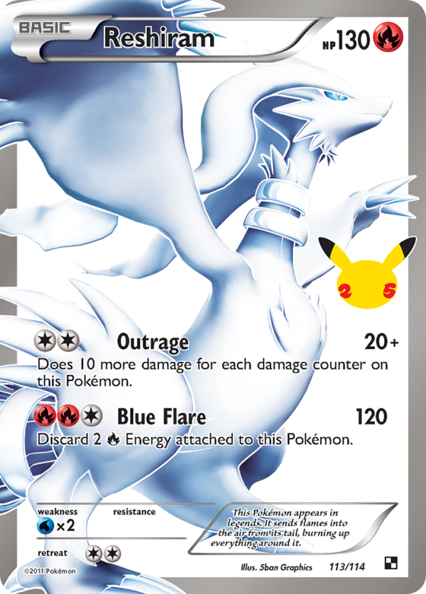 Reshiram - Celebrations: Classic Collection - 113/114