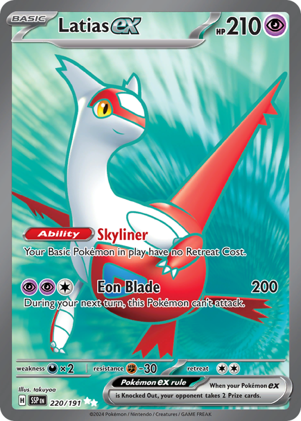 Latias ex - Surging Sparks - 220/191