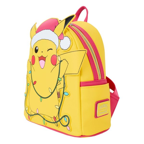 Pokemon by Loungefly Mini Backpack Holiday Pikachu - Image 3