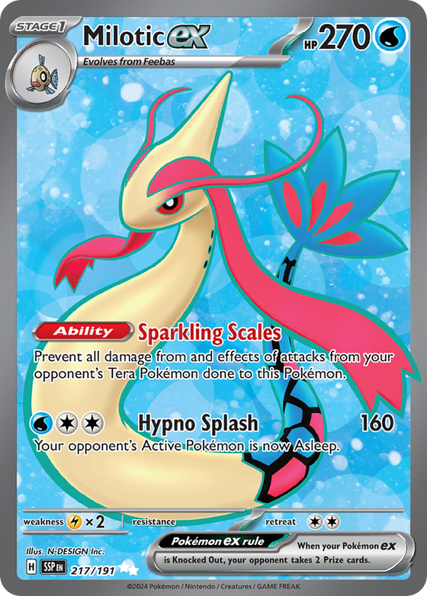 Milotic ex - Surging Sparks - 217/191