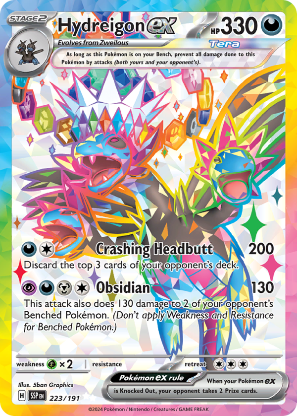 Hydreigon ex - Surging Sparks - 223/191