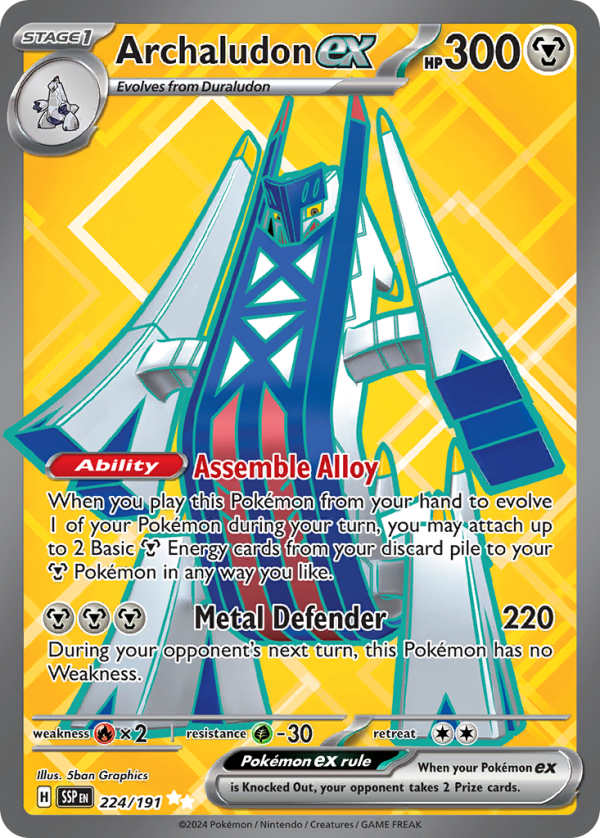 Archaludon ex - Surging Sparks - 224/191