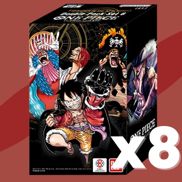 One Piece Card Game - Emperors in the New World Double Pack CASE (x8) - DP-06