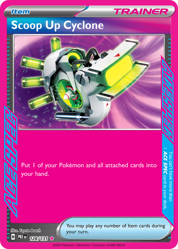 Scoop Up Cyclone - Prismatic Evolutions - 128/131