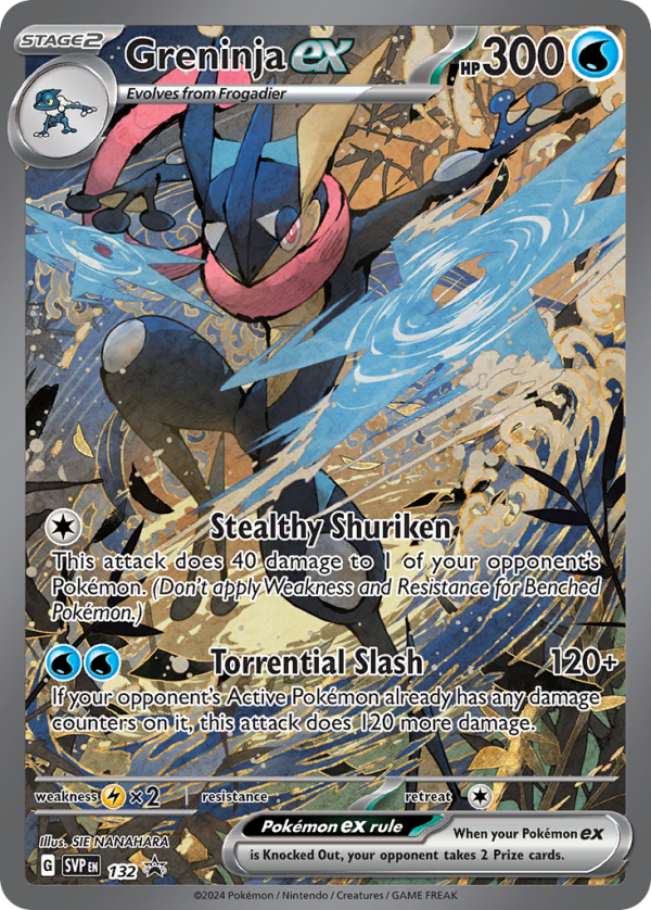 Greninja ex - Scarlet & Violet Black Star Promos - 132/165