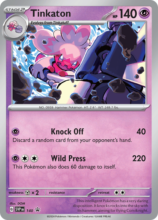 Tinkaton - Scarlet & Violet Black Star Promos - 140/165