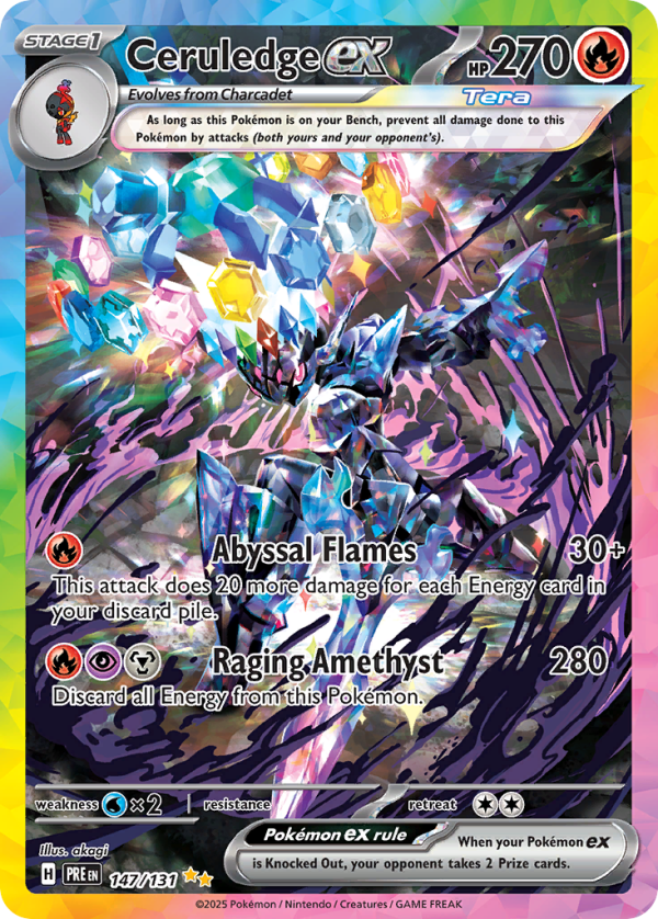 Ceruledge ex - Prismatic Evolutions - 147/131