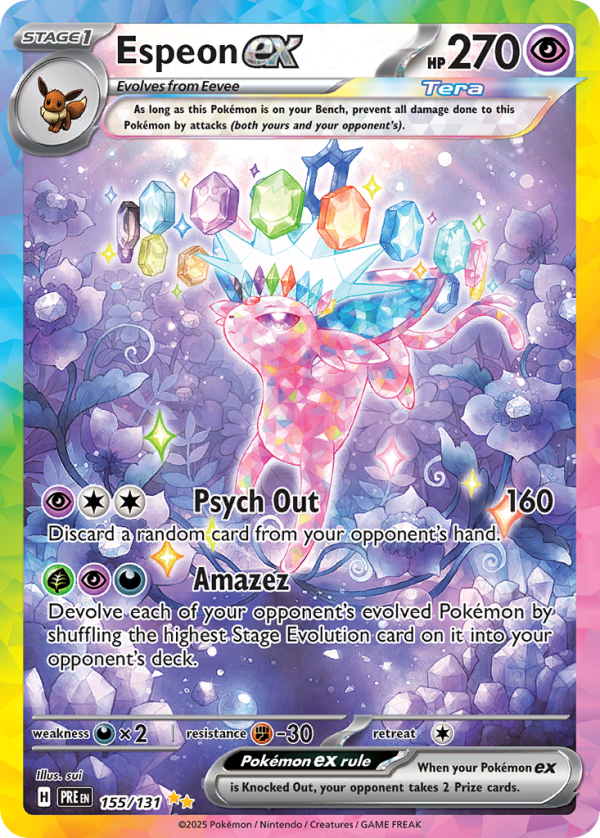 Espeon ex - Prismatic Evolutions - 155/131