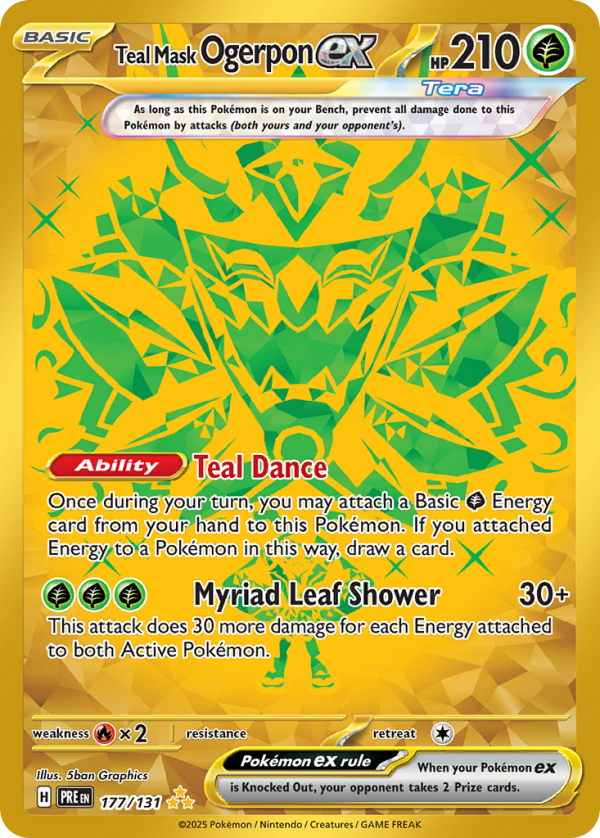 Teal Mask Ogerpon ex - Prismatic Evolutions - 177/131