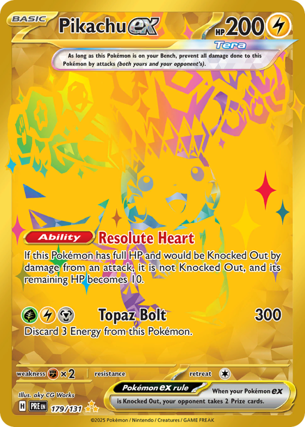 Pikachu ex - Prismatic Evolutions - 179/131