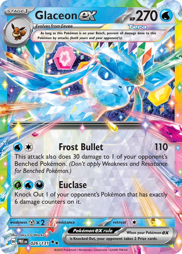 Glaceon ex - Prismatic Evolutions - 026/131