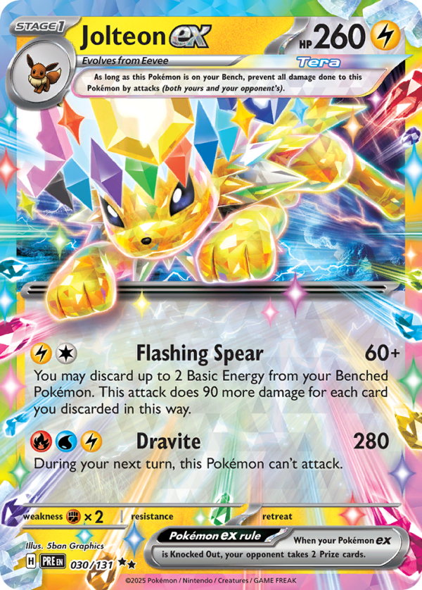 Jolteon ex - Prismatic Evolutions - 030/131