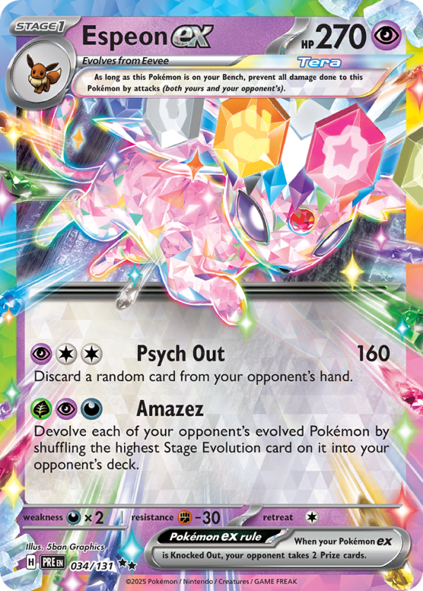 Espeon ex - Prismatic Evolutions - 034/131