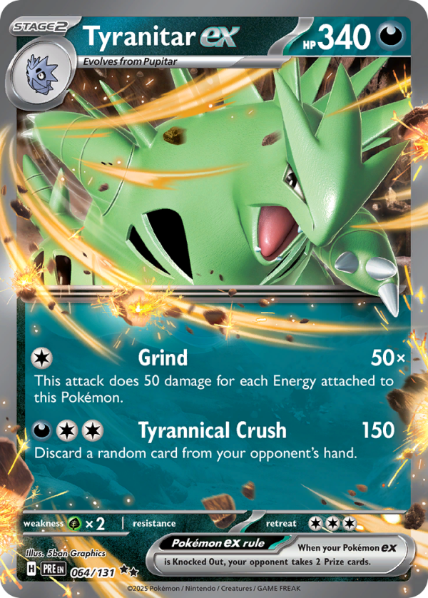 Tyranitar ex - Prismatic Evolutions - 064/131