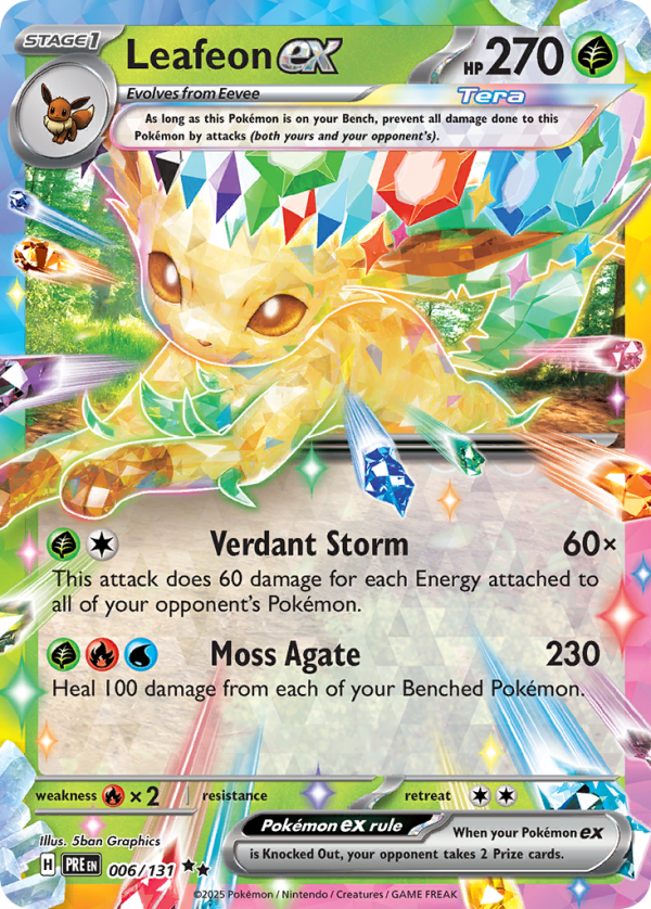 Leafeon ex - Prismatic Evolutions - 006/131