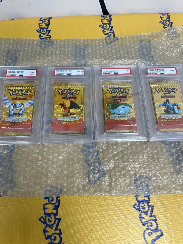 Pokémon TCG Expedition Base Booster Packs Graded Art Set - Image 7