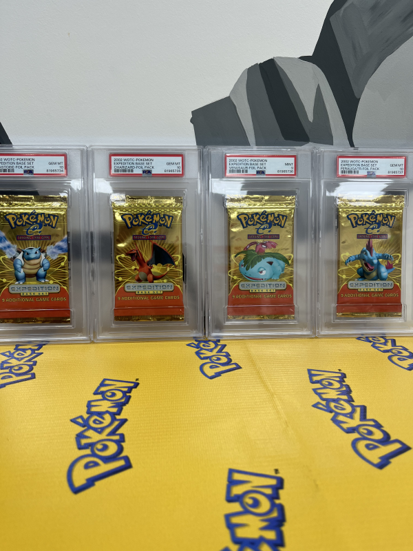 Pokémon TCG Expedition Base Booster Packs Graded Art Set