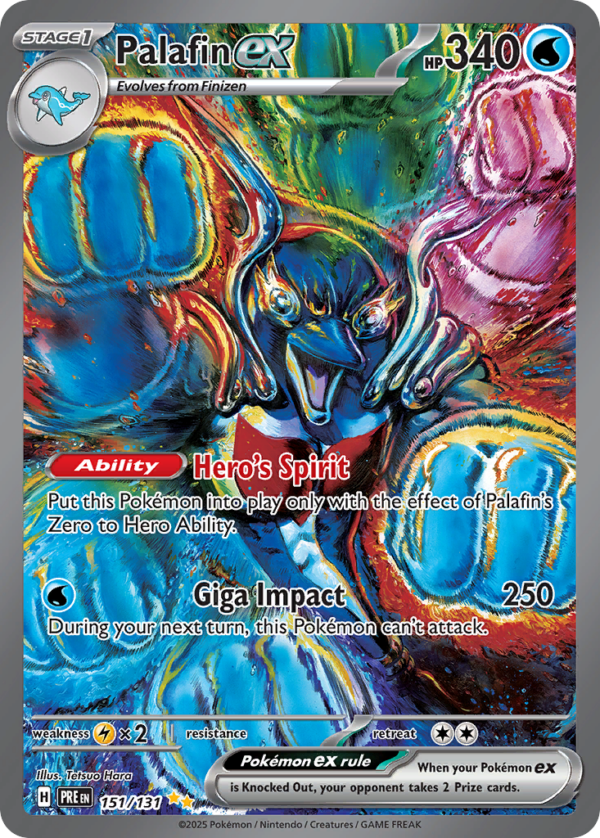 Palafin ex - Prismatic Evolutions - 151/131