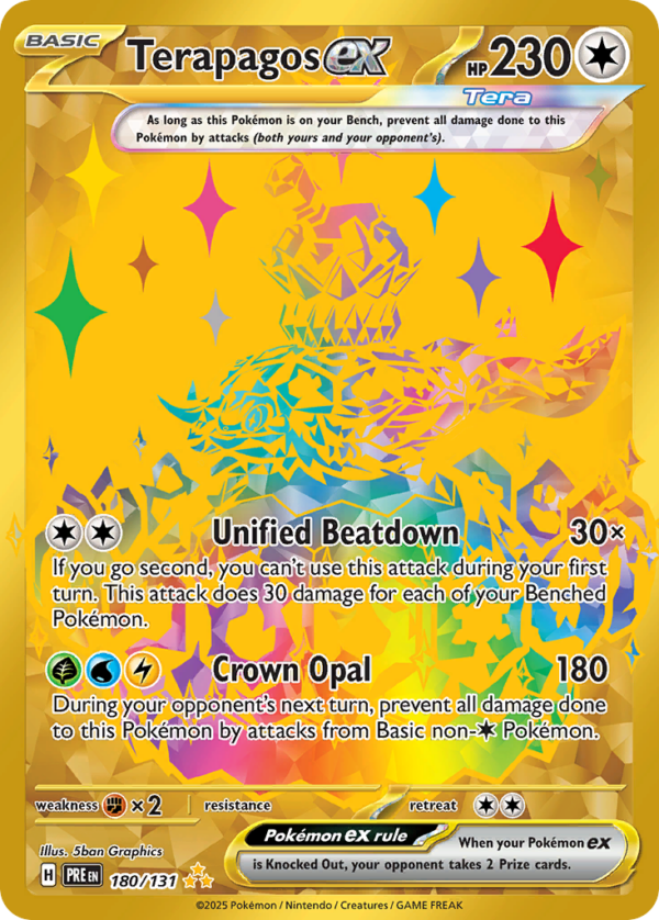 Terapagos ex - Prismatic Evolutions - 180/131