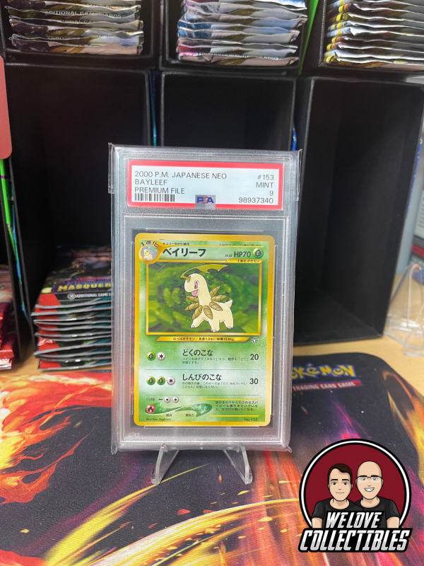 Pokémon Japanese Neo Bayleef No.153 - PSA 9