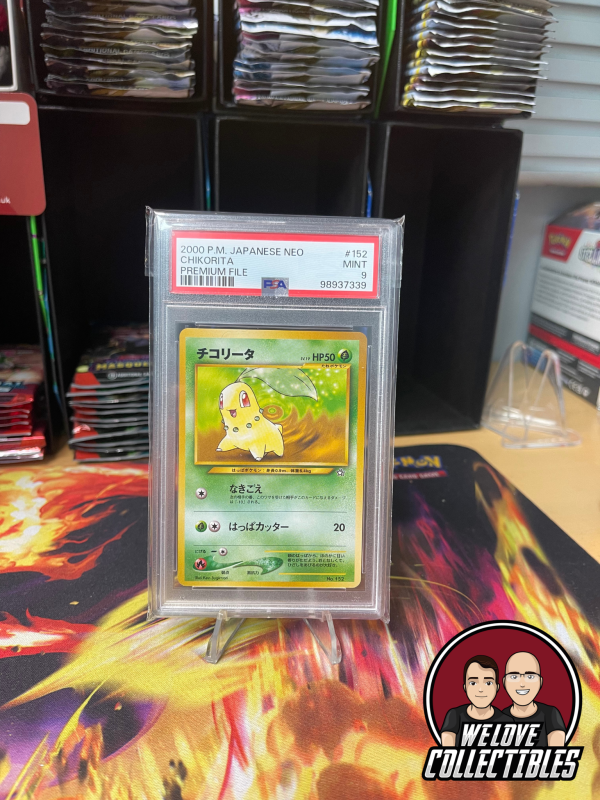 Pokémon Japanese Neo Chikorita No.152 - PSA 9