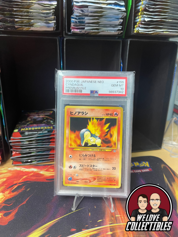 Pokémon Japanese Neo Cyndaquil No.155 - PSA 10