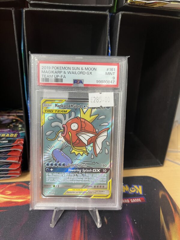 Pokémon Sun & Moon Magikarp & Wailord GX - PSA 9