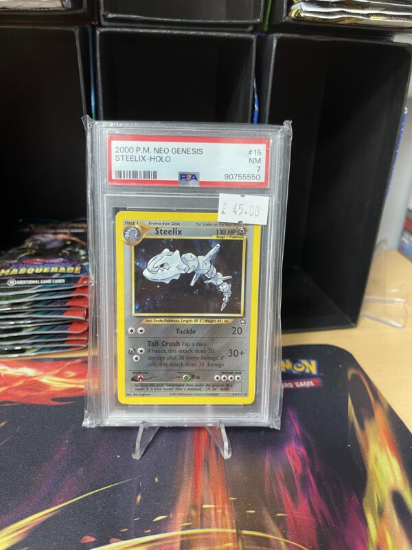 Pokémon Neo Genesis Steelix 15/111- PSA 7