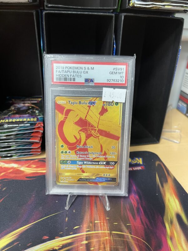 Pokémon Sun & Moon Tapu Bulu GX SV91/SV94 - PSA 10